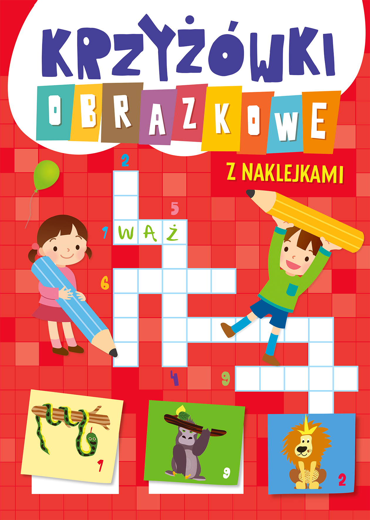 Krzyżówki Obrazkowe Z Naklejkami 1 - Opracowanie Zbiorowe | Dadada.pl