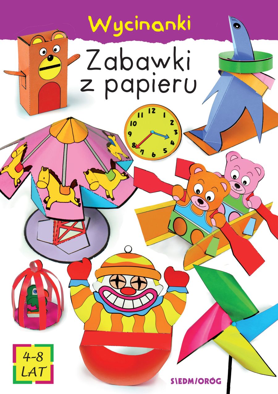 Zabawki Z Papieru Dla Dzieci Zabawki z papieru Wycinanki - Michałowska Tamara | Dadada.pl