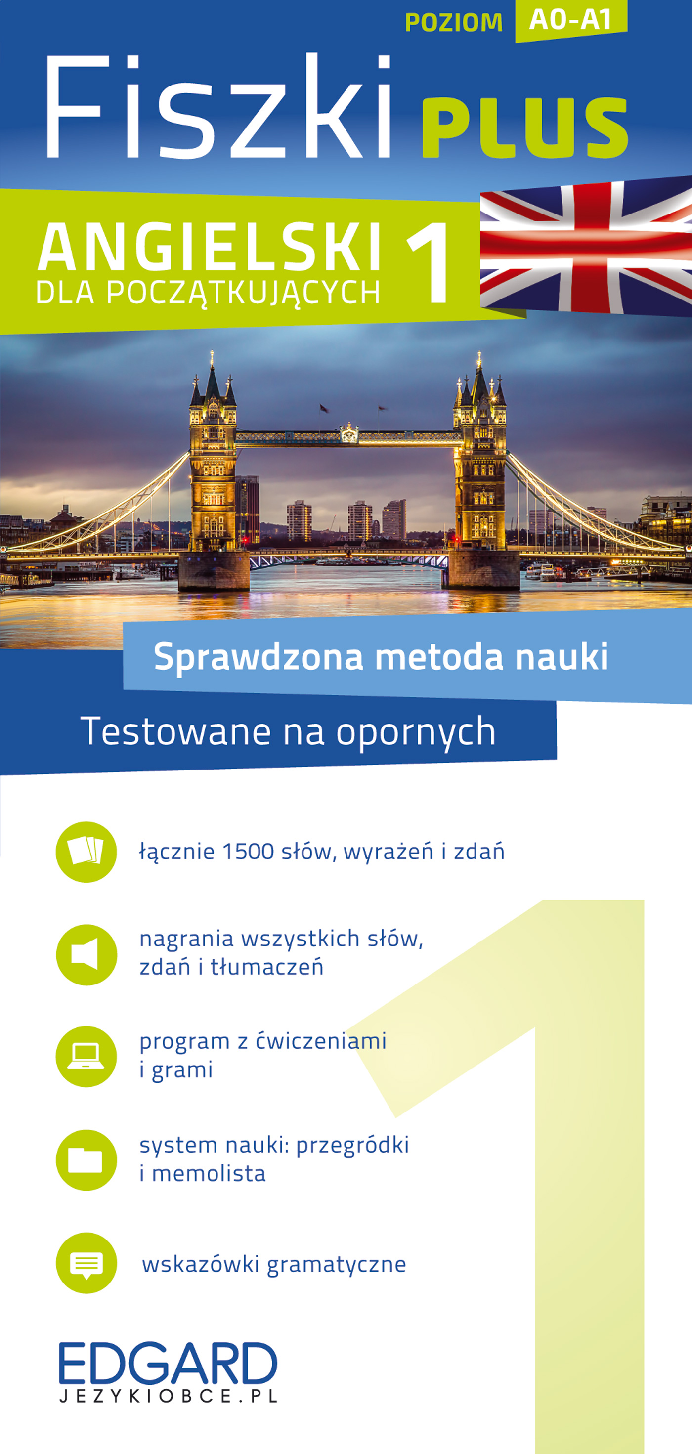 Angielski Fiszki PLUS dla początkujących 1