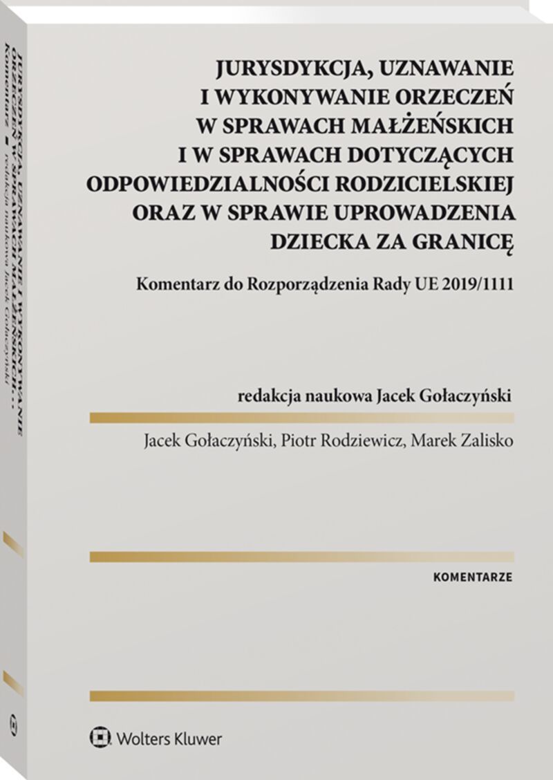 Jurysdykcja uznawanie i wykonywanie orzeczeń w sprawach małżeńskich