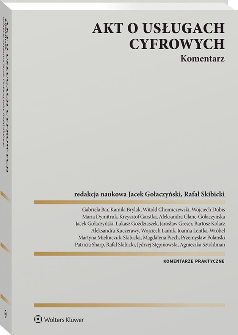 Akt o usługach cyfrowych. Komentarz