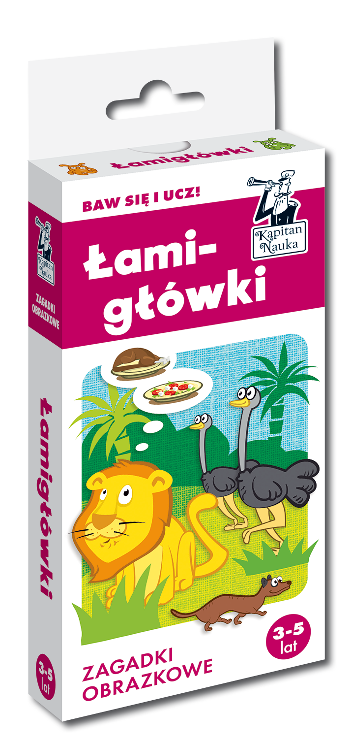 Łamigłówki. Zagadki obrazkowe. Kapitan Nauka wyd. 4