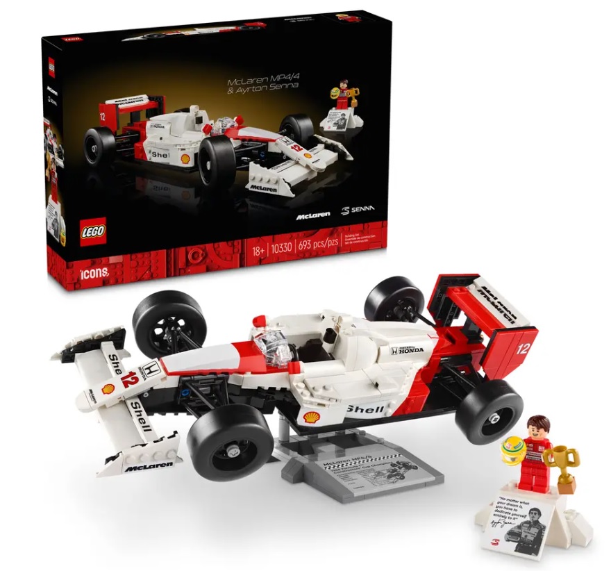 Lego ICONS 10330 L/50010330 McLaren MP4/4 i Ayrton Senna