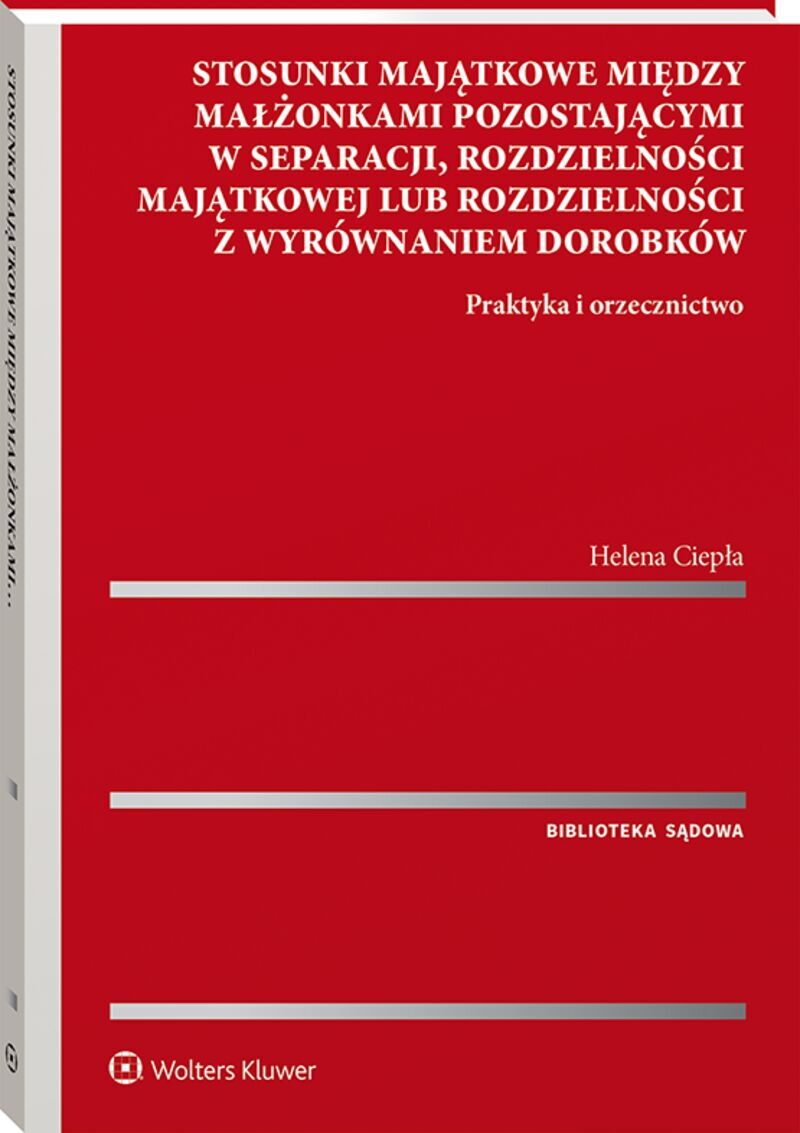 Stosunki majątkowe między małżonkami pozostającymi w separacji, rozdzielności majątkowej lub rozdzielności z wyrównaniem dorobków. Pytania i odpowiedz