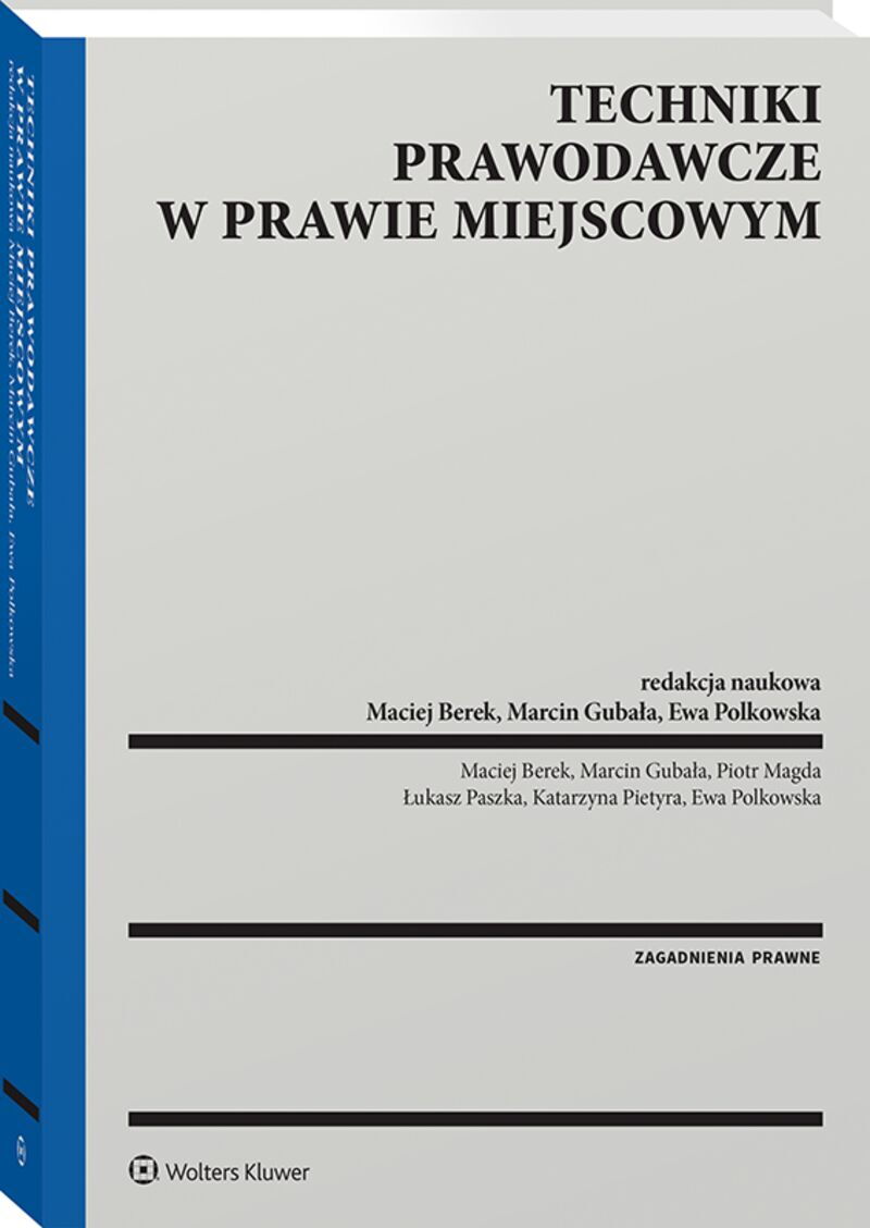 Techniki prawodawcze w prawie miejscowym