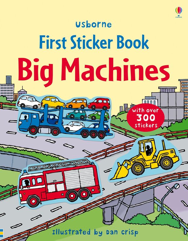 First Sticker Book. Big Machines wer. angielska