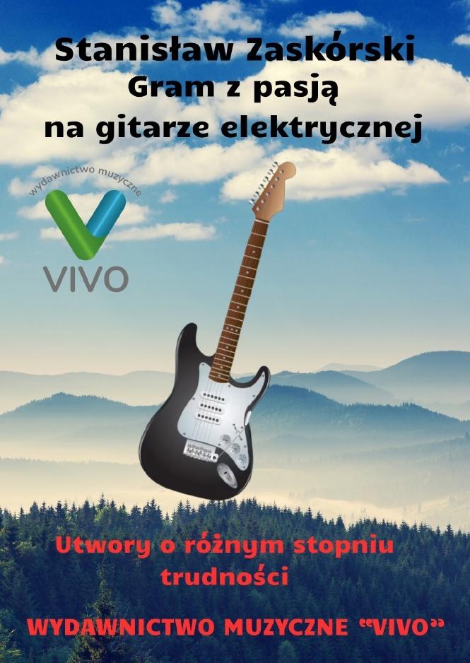 Gram z pasją na gitarze elektrycznej