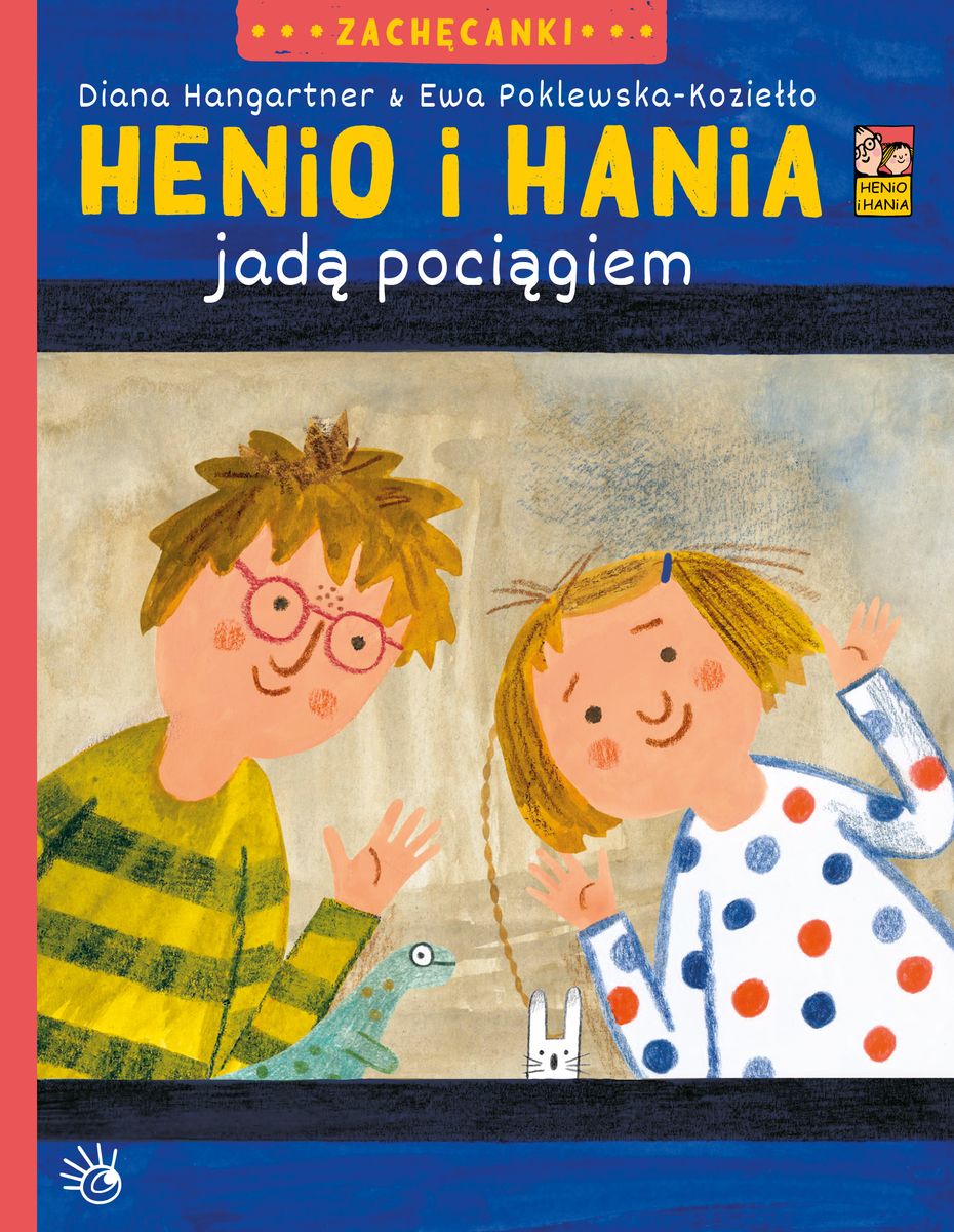Henio i Hania jadą pociągiem