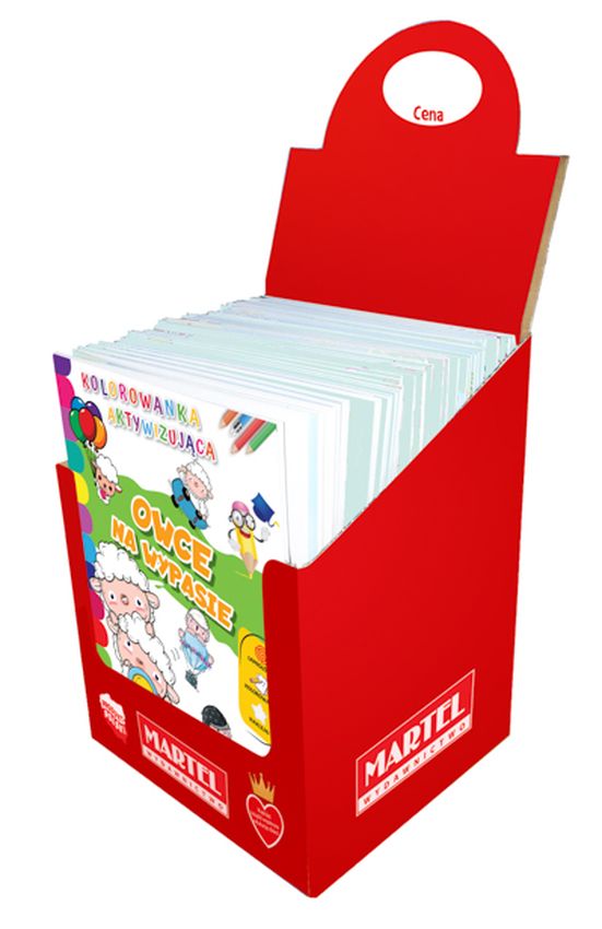 Kolorowanki aktywizujące. Display 72 sztuki