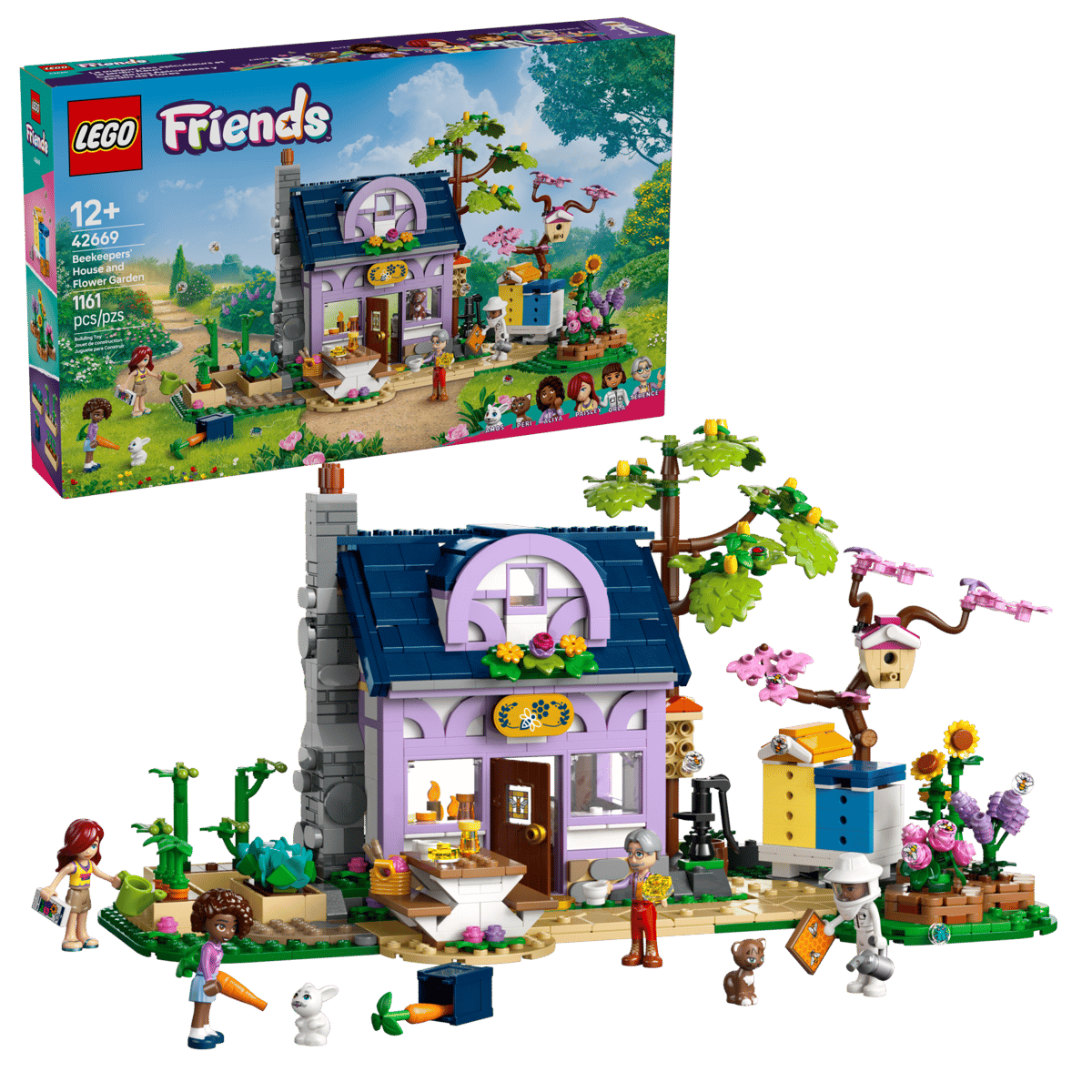 LEGO(R) FRIENDS 42669 Dom pszczelarzy i kwiatowy ogród