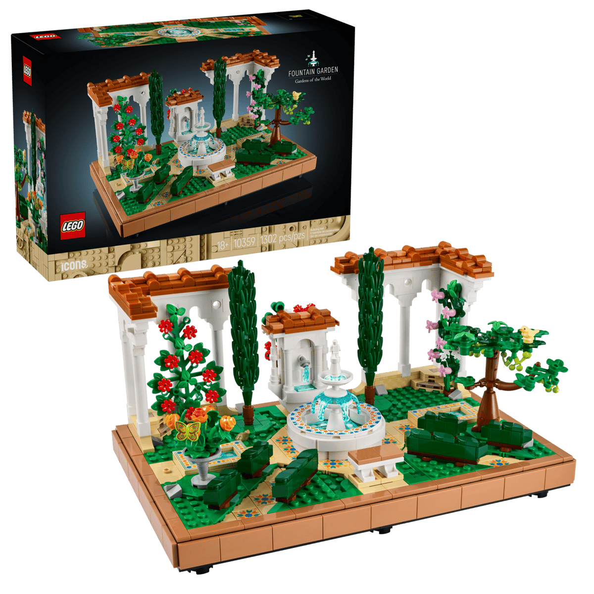 LEGO(R) ICONS 10359 Fontanna w ogrodzie