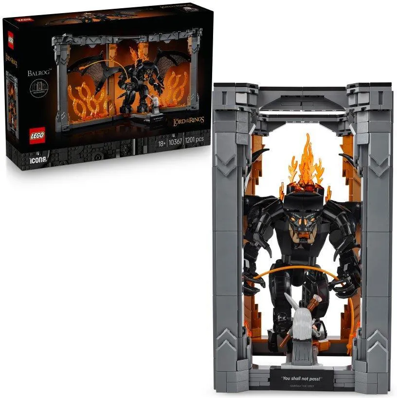 LEGO(R) ICONS 10367 Władca pierścieni: Book nook z Balrogiem