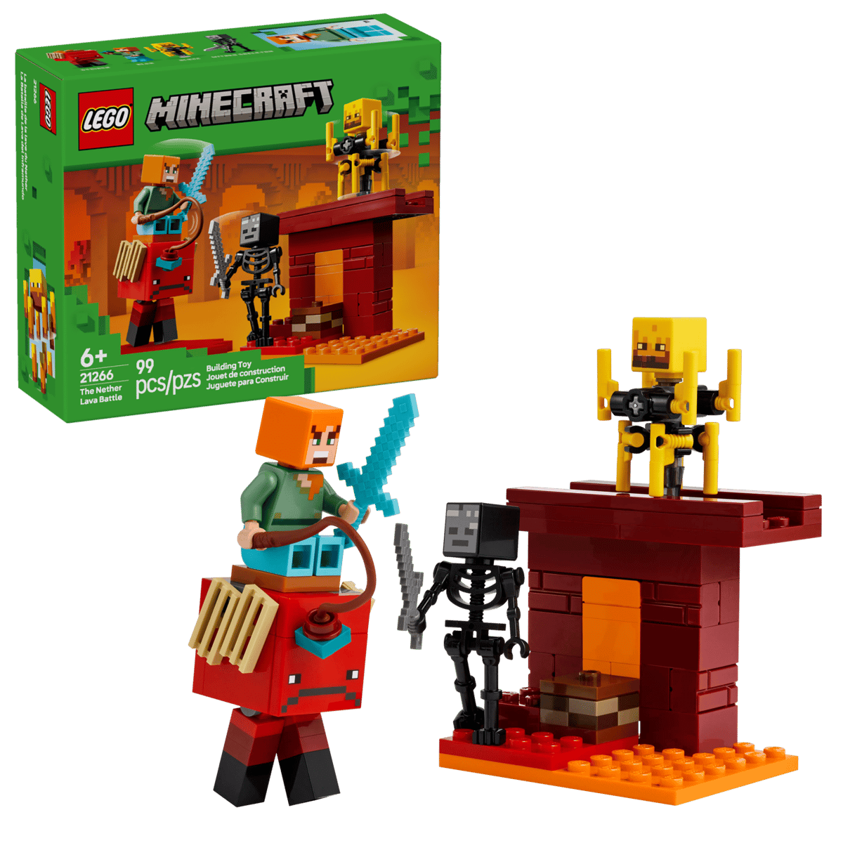LEGO(R) MINECRAFT 21266 Bitwa na moście Netheru