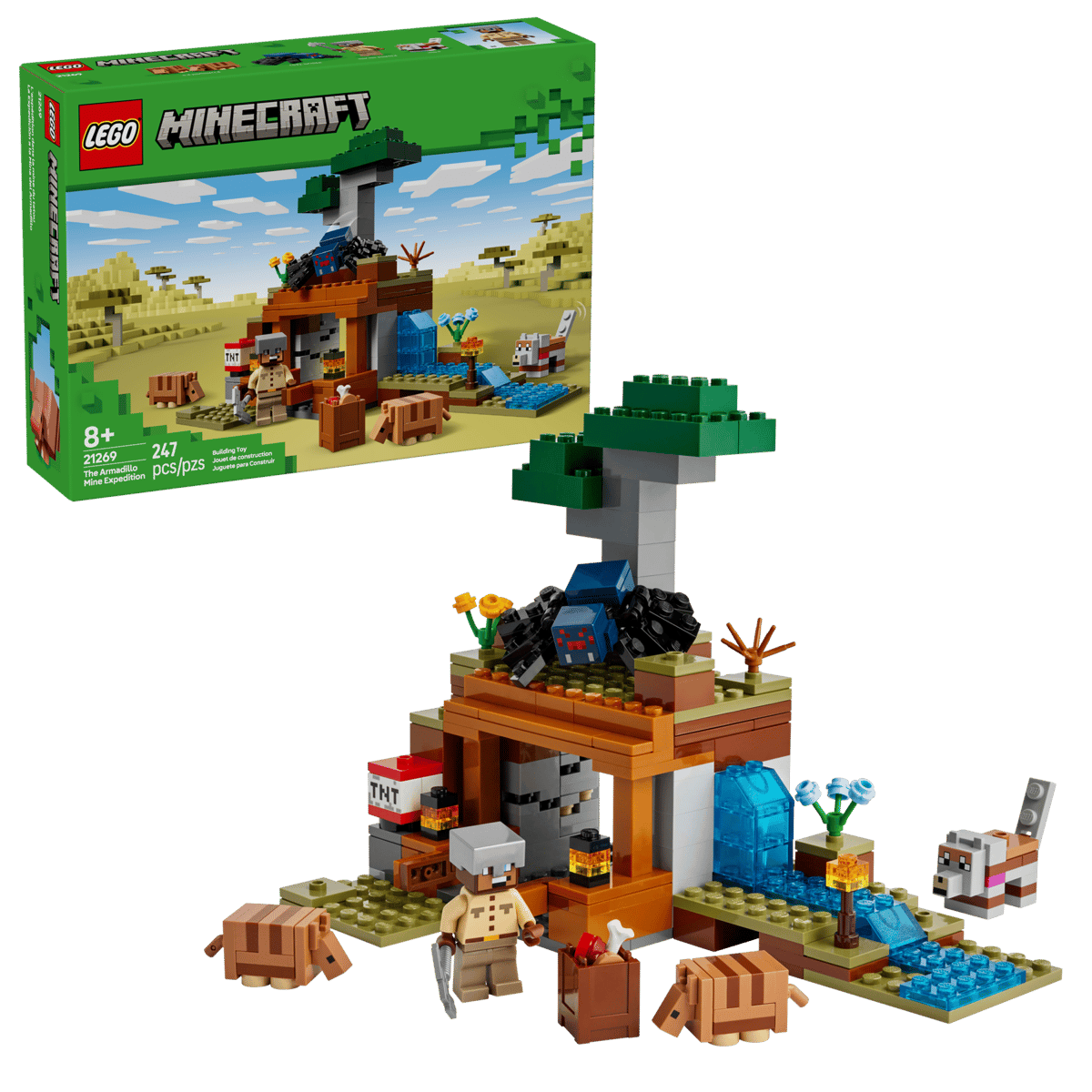 LEGO(R) MINECRAFT 21269 Wyprawa do pancernikowej kopalni