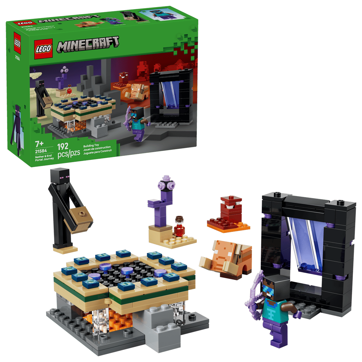 LEGO(R) MINECRAFT 21584 Podróż przez portal Netheru i Kresu