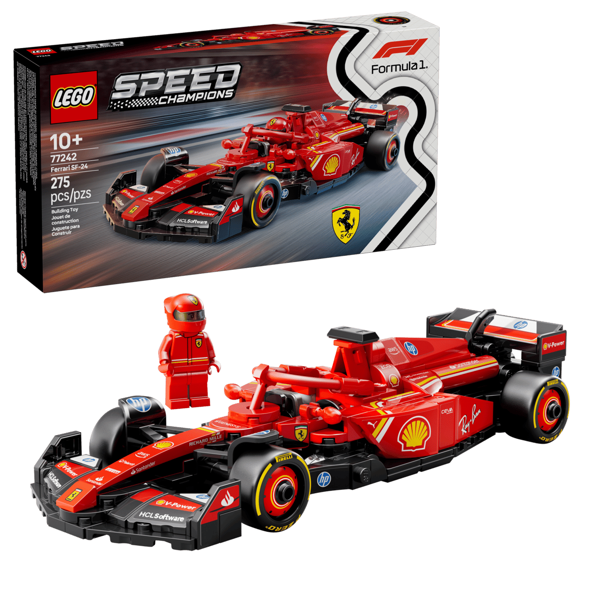 LEGO(R) SPEED CHAMPIONS 77242 Bolid F1 Ferrari SF-24