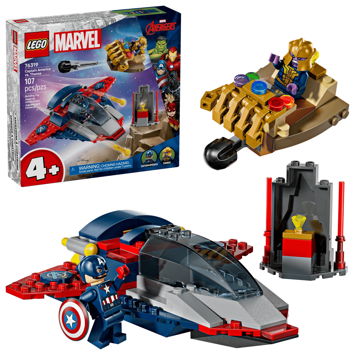 LEGO(R) SUPER HEROES 76319 Kapitan Ameryka kontra Thanos