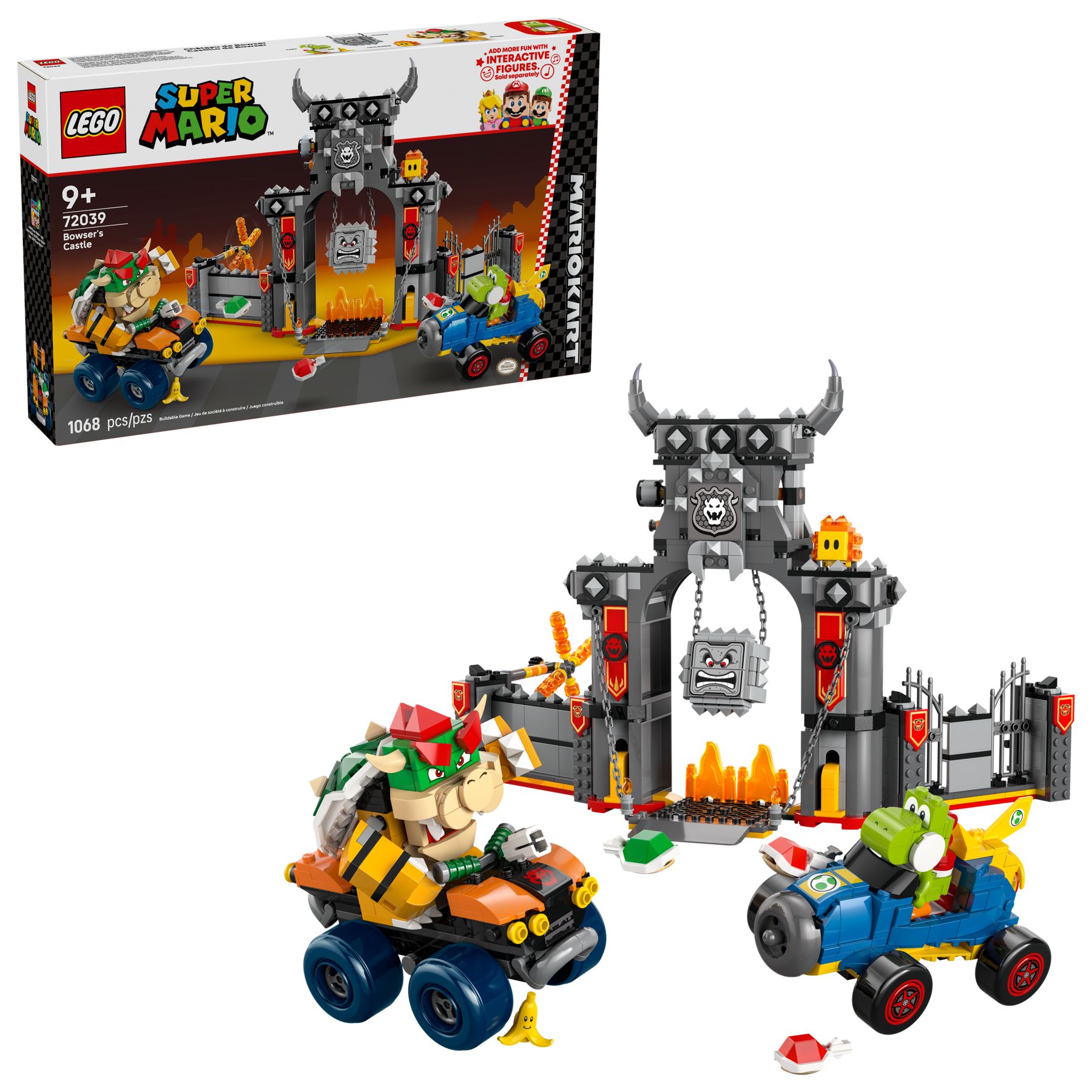 LEGO(R) SUPER MARIO 72039 Mario Kart Bowser i zamek