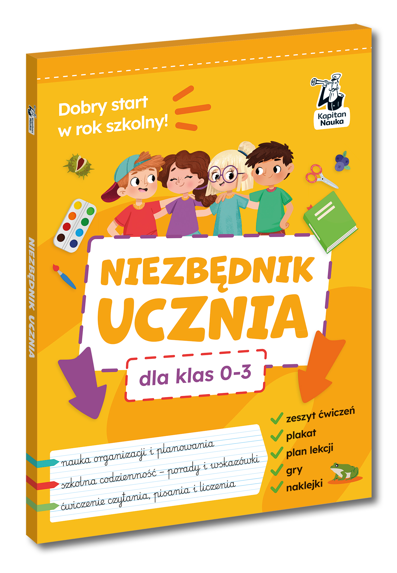 Niezbędnik ucznia dla klas 0–3. Kapitan Nauka