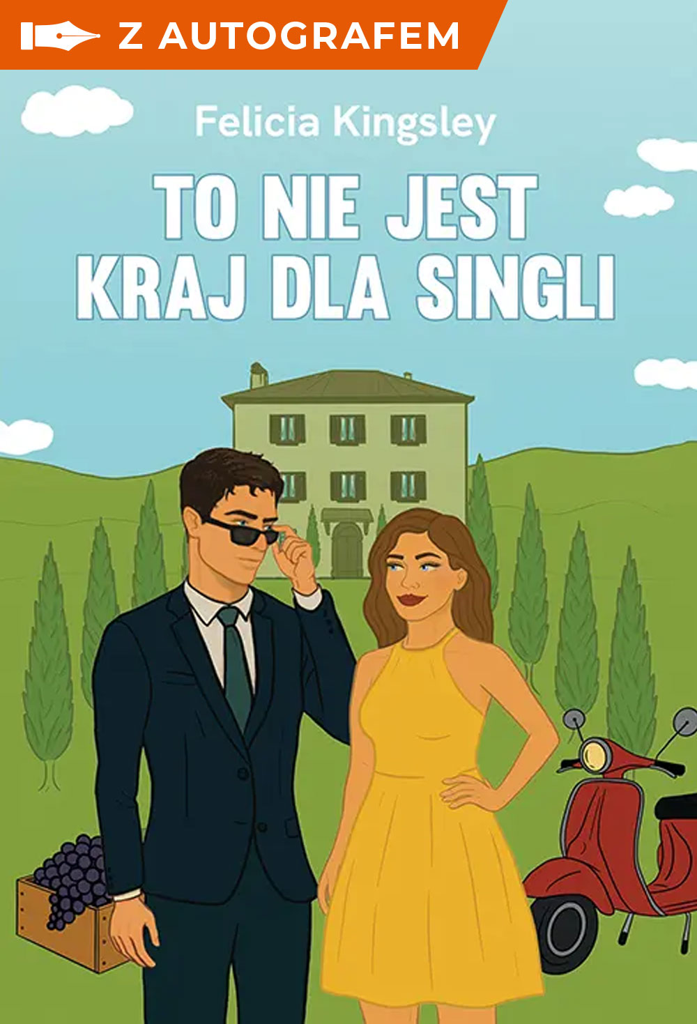 To nie jest kraj dla singli - książka z autografem