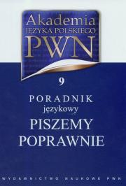 Opakowanie Akademia Języka Polskiego PWN t.9