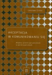 Okładka książki Akceptacja w komunikowaniu się