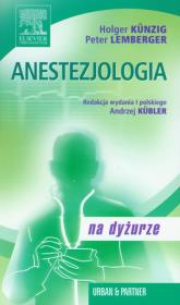 Okładka książki Anestezjologia