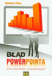 Błąd Powerpointa. Autor: Pohm Matthias. Dadada.pl Okładka książki Błąd Powerpointa