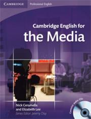 Okładka książki Cambridge English for the Media + CD
