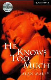 Okładka książki CER6 He knows too much with CD