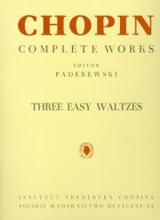 Okładka książki Chopin Complete Works Three easy waltzes