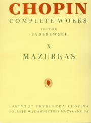 Chopin Complete Works X Mazurki. Autor:   Praca zbiorowa. Dadada.pl Okładka książki Chopin Complete Works X Mazurki