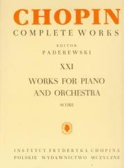 Chopin Complete Works XXI Utwory na fortepian i orkiestrę. Wydawca: Polskie Wydawnictwo Muzyczne. Dadada.pl Opakowanie Chopin Complete Works XXI Utwory na fortepian i orkiestrę