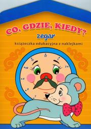 Co, gdzie, kiedy? - zegar. Autor: Krassowska Dorota. Dadada.pl Okładka książki Co, gdzie, kiedy? - zegar