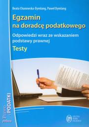Okładka książki Egzamin na doradcę podatkowego Testy