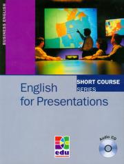 English for Presentations z płytą CD. Autor: Marion Grussendorf. Dadada.pl Okładka książki English for Presentations z płytą CD