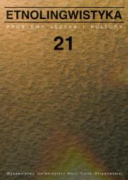 Opakowanie Etnolingwistyka tom 21