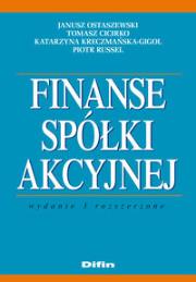 Okładka książki Finanse spółki akcyjnej
