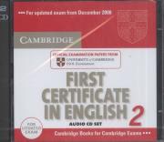 Opakowanie First Certificate in English 2 CD