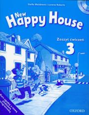 Okładka książki Happy House NEW 3 WB (CD Gratis) OXFORD