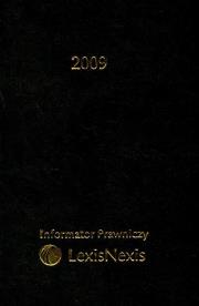 Informator Prawniczy 2009. Wydawca: LexisNexis. Dadada.pl Opakowanie Informator Prawniczy 2009