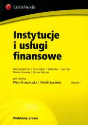 Instytucje i usługi finansowe. Wydawca: LexisNexis. Dadada.pl Opakowanie Instytucje i usługi finansowe