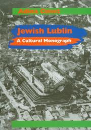 Jewish Lublin. Autor: Cimet Adina. Dadada.pl Okładka książki Jewish Lublin