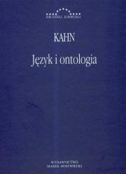Język i ontologia. Autor: Kahn Charles. Dadada.pl Okładka książki Język i ontologia