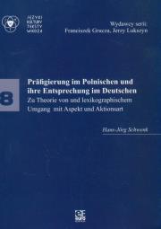 Okładka książki Języki kultury teksty wiedza  8 Prafigierung im Polnischen und ihre Entsprechung im Deutschen