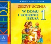 Katechizm SP 1 W domu i rodzinie...w. 2009 ćw WAM. Autor: Kubik Władysław SJ (red.), Łuszczak Grzegorz, Czarnecka Teresa. Dadada.pl Okładka książki Katechizm SP 1 W domu i rodzinie...w. 2009 ćw WAM