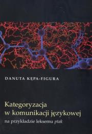 Okładka książki Kategoryzacja w komunikacji językowej na przykładzie leksemu ptak