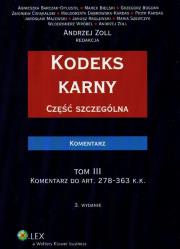 Kodeks karny komentarz t.3. Wydawca: Wolters Kluwer. Dadada.pl Opakowanie Kodeks karny komentarz t.3