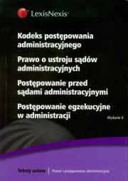 Opakowanie Kodeks Postępowania Administracyjnego Prawo o ustroju sądów administracyjnych Postępowanie przed sądami administracyjnymi Postępowanie egzekucyjne w administracji