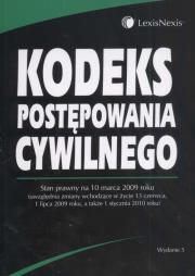 Kodeks postępowania cywilnego. Wydawca: LexisNexis. Dadada.pl Opakowanie Kodeks postępowania cywilnego